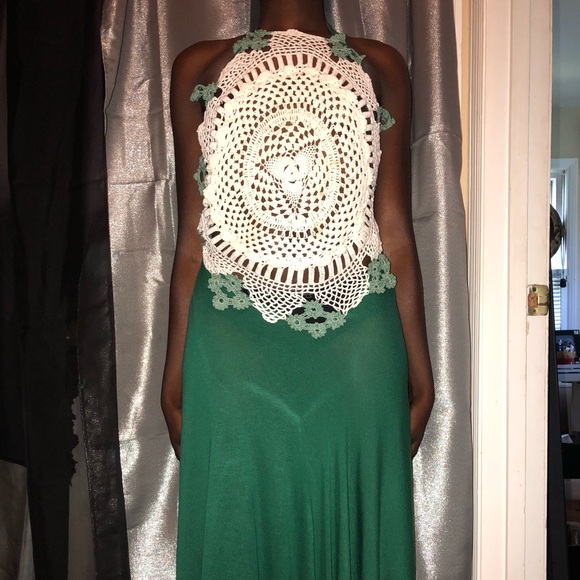 Dazzling Green Lace Sundress - Picture 4 of 4